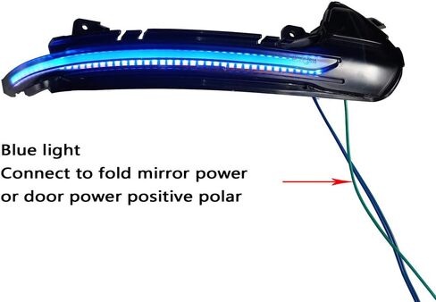 Malcayang Side Mirror Turn Signal Indicator Blinker Light for Audi A6 C7 C7.5 4G S6 2013-2017 in Kuwait