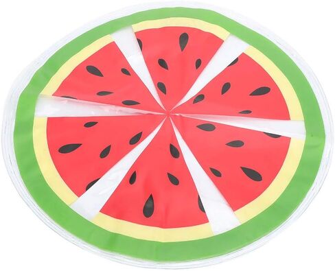 GLOGLOW Dog Cooling Mat, PVC Fruit Pattern Dog Ice Pad Watermelon Travel Round Cooler Mat Water Cooling Cushion Cats Dogs Seat(Watermelon) Beds in Saudi Arabia