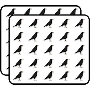 Raven Crow Blackbird Sticker for Scrapbooking, Calendars, Arts, Kids DIY Crafts, Album, Bullet Journals 50 Pack