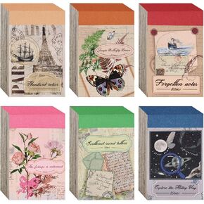 200Pcs Vintage Scrapbook Paper Sticker Kit, Nature Flowrs Scrapbooking Decals for Junk Journal Supplies Card Making Stationery Album, Collage, Planner, Gift Wrapping Craft
