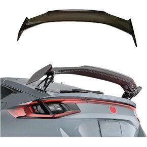 Compatible for Honda Type R FL5 2022+ MD Style Hon Red Carbon Fiber Rear Trunk Spoiler Wing