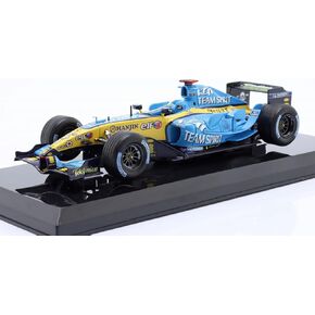 - Formula 1 1/24 Scale Compatible with Renault R25 Fernando Alonso 2005 World Champion Model Car OR028
