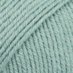 Superwash Merino Wool and Cotton Yarn for Knitting and Crocheting, 3 or Light, Worsted, DK Weight, Drops Cotton Merino, 1.8 oz 120 Yards per Ball (25 Rust)