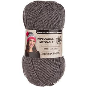 Loops & Threads Impeccable Yarn 4.5 oz. One Ball - True Grey