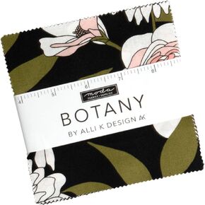 Botany Charm Pack by Alli K Design; 42-5-inch Precut Fabric Quilt Squares
