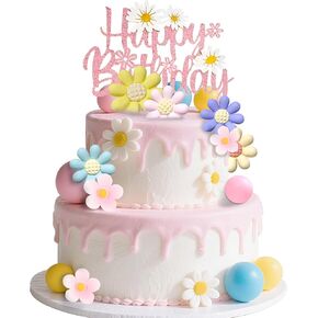 daisy cake decorations flower cake topper boho cake decorations