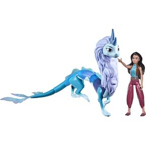 Disney Princess Disney's Raya and The Last Dragon Color Splash Raya and Sisu Dragon, Water Toy for Kids 3 and Up