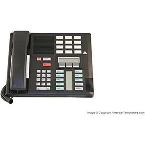 Nortel Norstar Meridian M7310 Business Office Telephone with Handset - Black (Renewed)