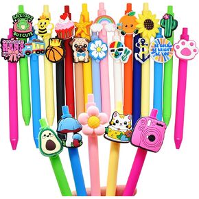 Random Different Cute Gel Pens,1mm Black Ink Bold Point,No Smear&Long-Lasting,50PCS Mixed Lovely Cool Gel Pen for Back to School Supply Classroom/Office/Home Must Haves Studen Prize