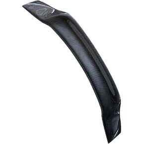 Compatible for Vw Sagitar Compatible for Jetta MK6 100% Real Carbon Fiber Rear Spoiler Trunk Lid Diffuser R STYL(Gloss Black)
