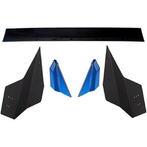 Compatible For Honda Civic Hatchback FK7 2016 2017 2018 2019 2020 2021 Modified Mugen1:1 JDM FK4 SI Punch-free Rear Trunk Spoiler Wing Lip(Black)