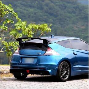 Compatible For Honda CRZ CR-Z ZF1 M U Style 2012-2015 UNPAINTED/GLOSSY BLACK ASB Rear Trunk Spoiler Wing Lip Diffuers Trim Parts BodyKits(ALL CARBON COLOR)