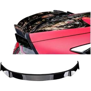Compatible For Honda Civic Hatchback FK7 2016 2017 2018 2019 2020 2021 JDM Modification Car Rear Trunk Spoiler Rear Wing Lip Trim(Type 1)