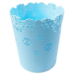 سلة هدر ، زهرة مجوفة شكل بلاستيك سلال النفايات التي لا تهدف سلة المهملات (أرجوانية ، متوسطة) in Kuwait