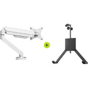 Stand Computer Holeless Monitor Stand Robotic Arm No Punching No Screw Expansion Hole Special Accessories X1(S1 Gray)