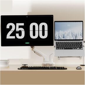 Dual-screen monitor notebook combination two-in-one stand external computer stand bracket mechanical arm desktop heightening radiator folding support suspended vertical adjustable shelf tablet