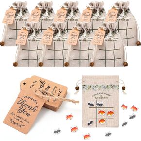 Sotiff 36 Set Tic Tac Toe Game Bulk Gifts for Kids Woodland Animal Party Favors Tic Tac Toe Bag Appreciation Gift for Exchange School Classroom Prizes Birthday Graduation Party Supplies