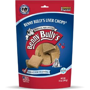 Chops Beef Liver Dog Treats, Freeze-Dried, Low Fat, High Energy & Nutrient Rich Food for Your Furry Friend, All Natural Ingredients - 396g