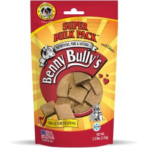 Liver Chops Dog Treats, Freeze-Dried, Beef Liver, Joint Support & Nutrient-Rich, All Natural Ingredients - 1.5 kg (3.3 Lbs)