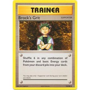 Pokemon - Brock39;s Grit (74/108) - XY Evolutions
