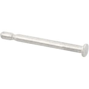 Yellow Gold Filled 0.8mmx12mm Single Notch Post with Pad - Ideal for Studs and Piercing, Sold in Packs (20 pieces) 0.8mm Thick Nail Posts-Earback for Jewelry Making, Jewelry Findings, Jewelry Supplies
