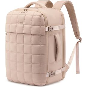 LOVEVOOK Travel Backpack for Women, Travel Essentials, Laptop Bag & Laptop Backpack, Carry On Luggage and Back Pack Bags, Waterproof School Backpacks for Men and Bookbags for Women, Khaki