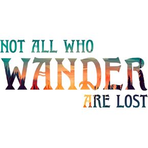 Not All Who Wander are Lost Cut Out Decorative Car Truck Window Sticker Decal Vinyl Die-Cut Badge Emblem Vacation Souvenir Travel Gear