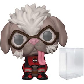 POP Marvel: Deadpool & Wolverine Movie - Dogpool Funko Vinyl Figure (Bundled with Compatible Box Protector Case), Multicolor, 3.75 inches