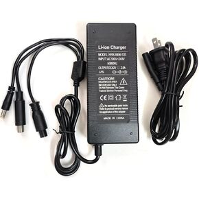 42V 2A/ 1.5A Universal 3-in-1 Charger for 36V Electric Phantomgogo A9 A8 Commuter R1, VOLPAM SP06 SP03, Aovo pro/Aovopro (36V) Sisigad Swagtron GOTRAX Hiboy for Hover-1 Segway Ninebot