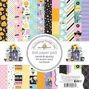 Doodlebug Double-Sided Paper Pad 6"X6" 24/Pkg-Sweet & Spooky DB8261