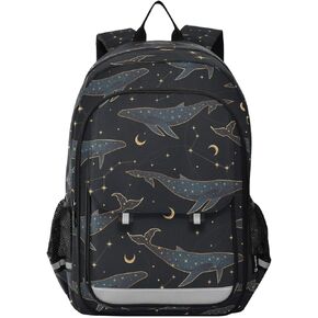 ALAZA Cute Cavalier King Charles Dog Heart Travel Laptop Backpack, 17 inch Large Laptops Backpack Business Computer Bag Casual Daypack