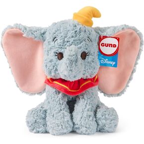 GUND Disney Official Dumbo Plush, Disney Cozys Collection, Dumbo Toys, Elephant Stuffed Animal for Ages 1 and Up, Gray, 10"