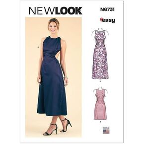New Look UN6731A Misses' Dresses Sewing Pattern Packet, Design Code N6731, Sizes 6-8-10-12-14-16-18