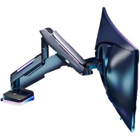 E-Sports Hairtail Screen Monitor Bracket Curved Screen RGB Pneumatic Computer Lifting Mechanical Cantilever T18-1H