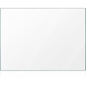 Nuanchu 12 x 16 Inches Clear Tempered Glass Palette for Oil Painting Keeps Wet Paint Fresh Scratch Resistant Easy Clean up for Palette Artist Supplies DIY Color Mixing