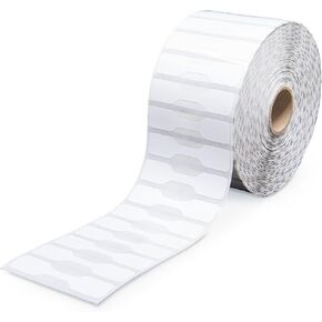 Zebra Compatible 10010064 Jewelry Labels - Barbell Style| 3510 Labels Per Roll - 1 Roll Per Package