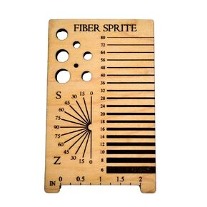Ultimate Spinner's Multitool - Spinning Control Card with Twist Angle, Diz, and Ruler