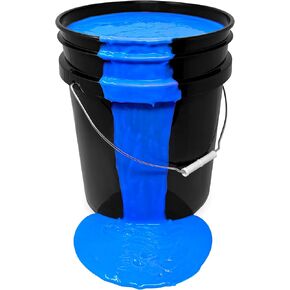 milo UV Neon Yellow Washable Party Paint | 5 Gallon Bucket | Bulk Fluorescent Party Paint for Rave, Events, Concerts | Glows UV in Black Light | Made in USA | Safe for Skin, Washable, and Non Toxic