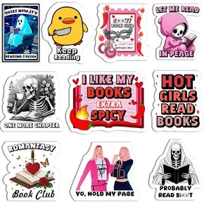 10PC Funny Magnetic Bookmarks | Cute Animal & Humor Design Double-Sided Magnetic Bookmarks for Women, Men, Reading Enthusiasts, Teachers, Office Supplies, Gifts