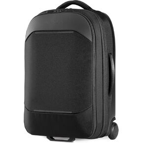 NOMATIC Navigator Carry-On 37L w/ 8L Built-In Expansion - Anti-Theft Carry-On for Airplane Travel - Premium Hardshell Roller Luggage, 17" Laptop Compartment, Black