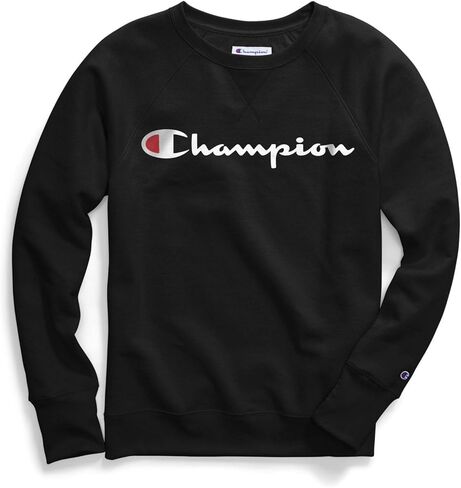 Champion Women's Powerblend Crewneck Sweatshirt, athletic navy, 2X in Saudi Arabia