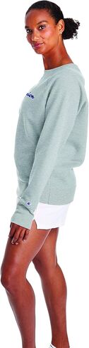 Champion Women's Powerblend Crewneck Sweatshirt, athletic navy, 2X in Saudi Arabia