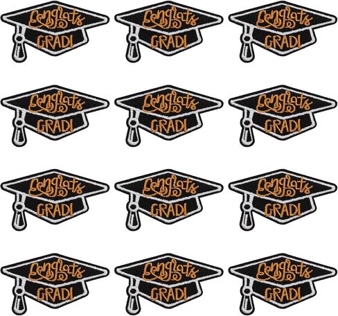 12Pcs Nurse Graduation Iron On Patches, Doctor Medical Embroidered Patches Nurse Sew on Iron on Embroidered for Class of 2025 Graduation DIY Craft Clothing Hat Decor Party Supplies in Saudi Arabia
