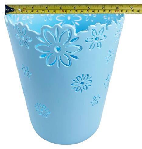 سلة هدر ، زهرة مجوفة شكل بلاستيك سلال النفايات التي لا تهدف سلة المهملات (أرجوانية ، متوسطة) in Kuwait