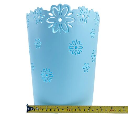 سلة هدر ، زهرة مجوفة شكل بلاستيك سلال النفايات التي لا تهدف سلة المهملات (أرجوانية ، متوسطة) in Kuwait