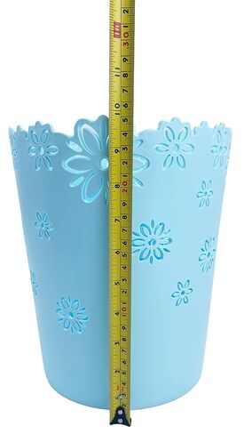 سلة هدر ، زهرة مجوفة شكل بلاستيك سلال النفايات التي لا تهدف سلة المهملات (أرجوانية ، متوسطة) in Kuwait