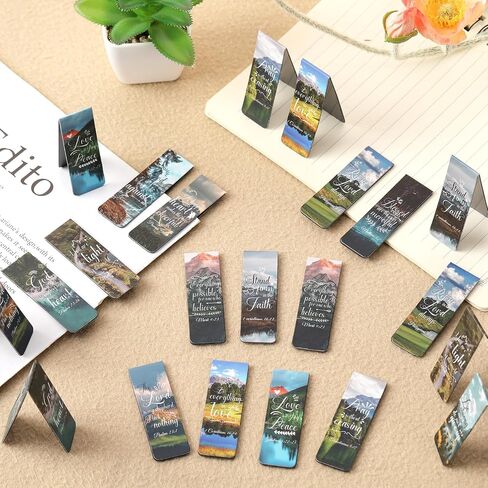 مرجعية مغناطيسية لآية الكتاب المقدس - 30 PCS كتاب مسيحي للكتاب التجمي in Saudi Arabia