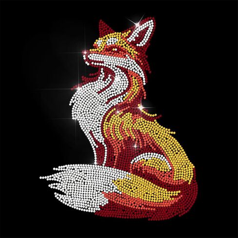 Rhinestone Iron on Transfer Tropical Flamingo Bling Diamond Hotfix Patches for Clothes, 11.6"x8.2" Large Iron On Sequin Applique for Jeans Jacket Caps Bag T-Shirts Shoes DIY Decor in Saudi Arabia