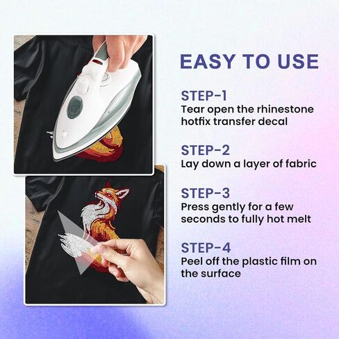 Rhinestone Iron on Transfer Tropical Flamingo Bling Diamond Hotfix Patches for Clothes, 11.6"x8.2" Large Iron On Sequin Applique for Jeans Jacket Caps Bag T-Shirts Shoes DIY Decor in Saudi Arabia