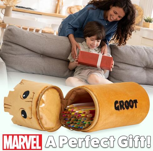 Marvel Spiderman Colored Pencils and Pencil Case 48 Pcs Color Pencil Set Art Supplies (Red Iron Man) in Saudi Arabia